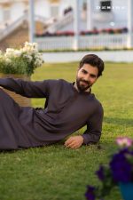 Intricate Karchupi Work Bamboo Panjabi. RR-549 - Image 3