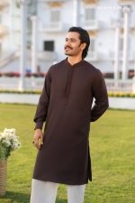 Intricate Karchupi Work Bamboo Panjabi. RR-551