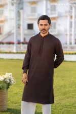 Intricate Karchupi Work Bamboo Panjabi. RR-551 - Image 2