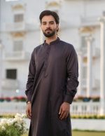 Intricate Karchupi Work Bamboo Panjabi. RR-549 - Image 2