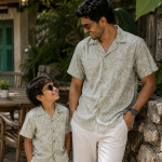 Matching Cuban Shirt Father & Son. DS-286
