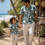 Matching Cuban Shirt Father & Son. DS-287
