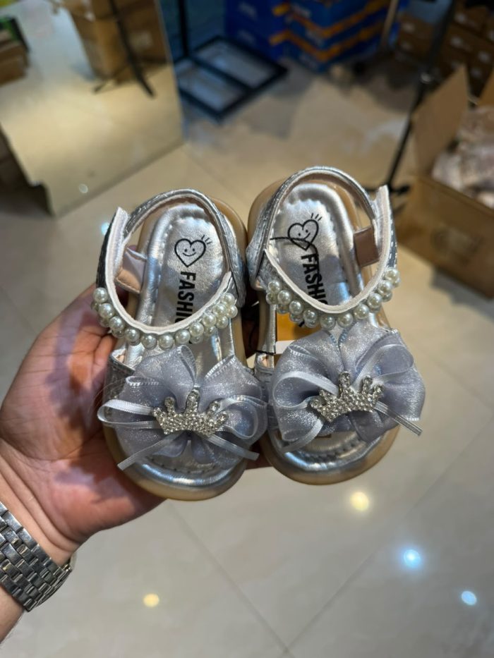Girls’ Luxury Party Shoes. AK-1 (SILVER)