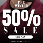 Pre - Winter Sale Flat 50%