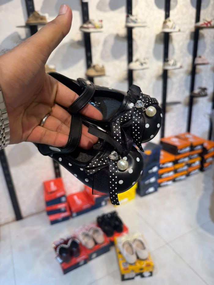 Girls’ Luxury Party Shoes. C2088 (BLACK)